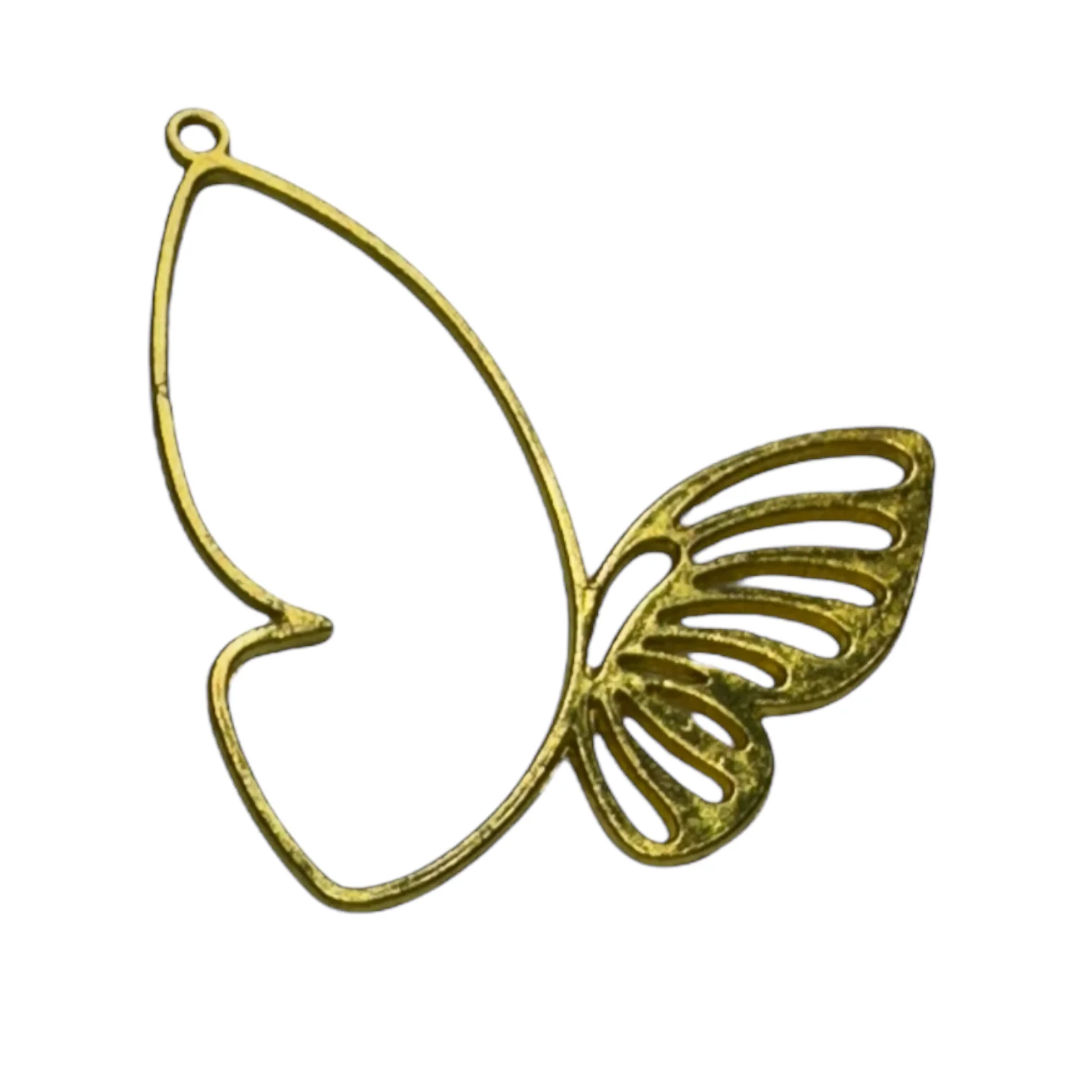 10 Pack of Butterfly Earring or Pendant Blanks in Gold or Silver - Image 5