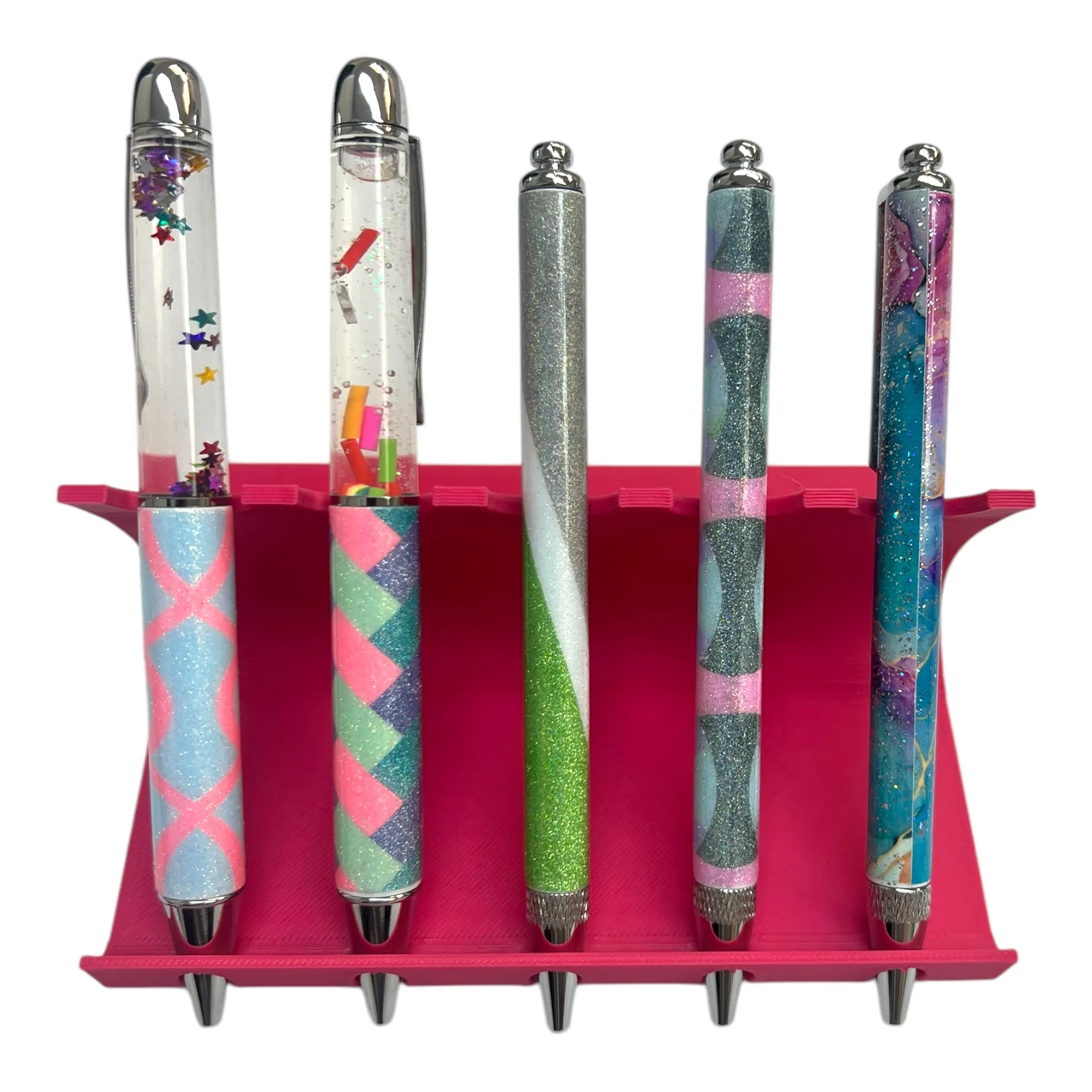 Angled 5-Pen Display Stand