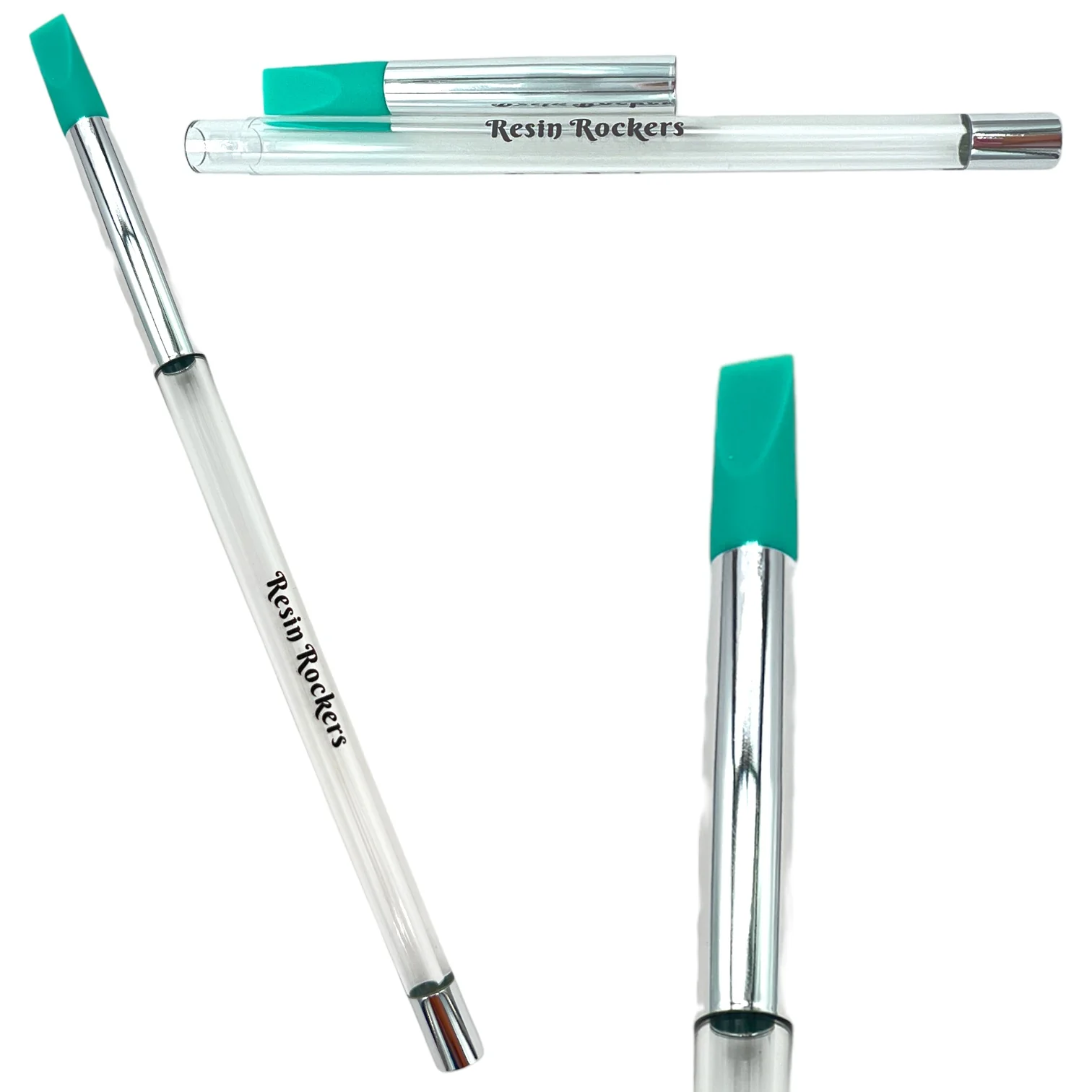 Blank Reusable Silicone Snow Globe Glitter Brushes - Image 4