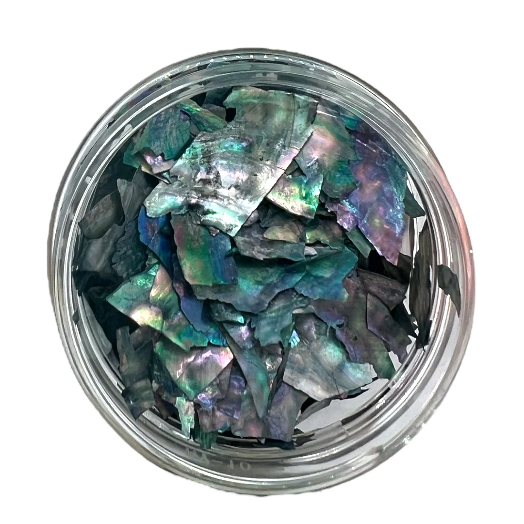Mother of Pearl Crushed Genuine Abalone Shell Piece Inclusions - Image 5
