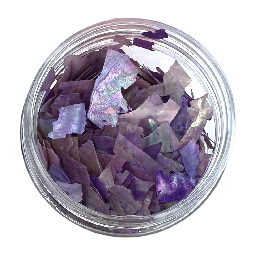 Mother of Pearl Crushed Genuine Abalone Shell Piece Inclusions - Image 6