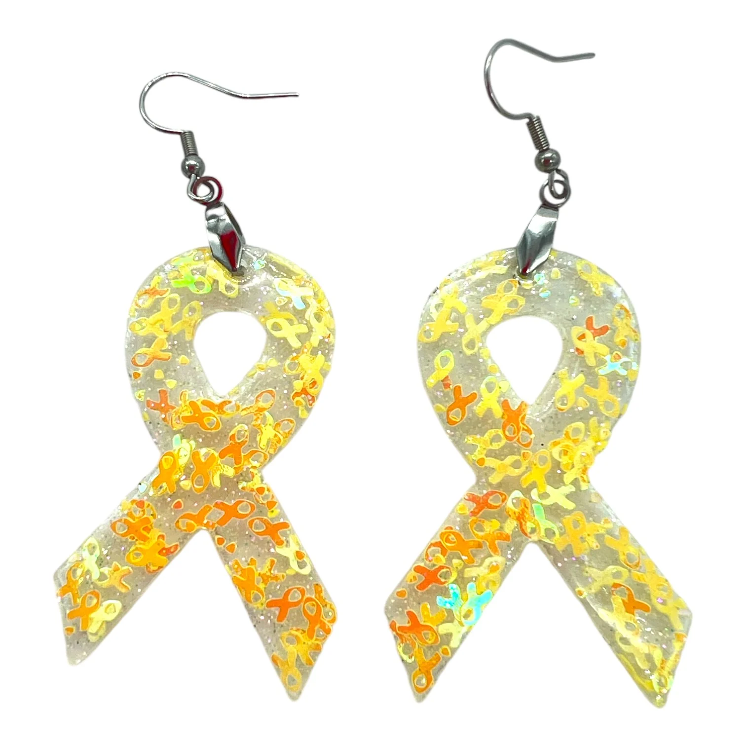 Cancer Awareness Dangle Earring Mold - Image 4