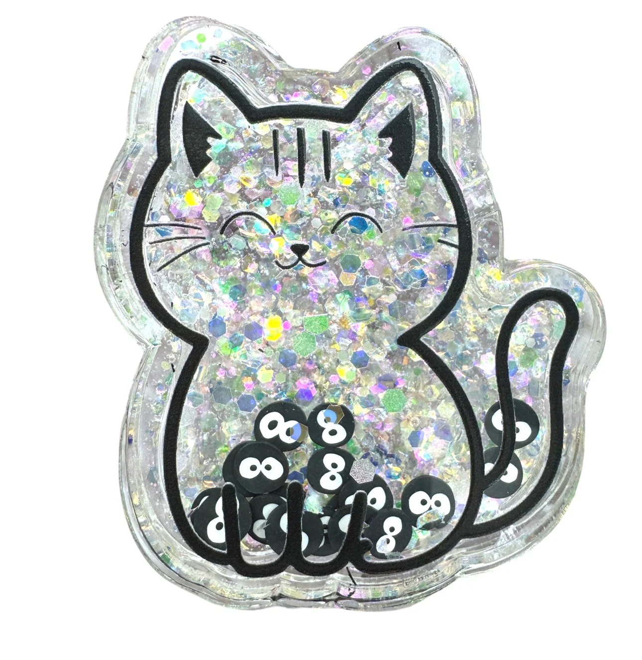 Cat Snow Globe Shaker Blank Kit - Image 2