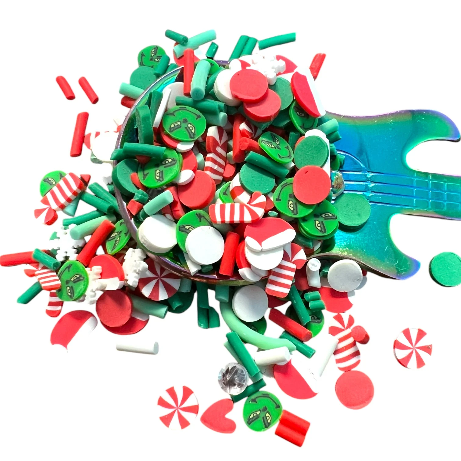 Christmas Hater Polymer Clay Pieces