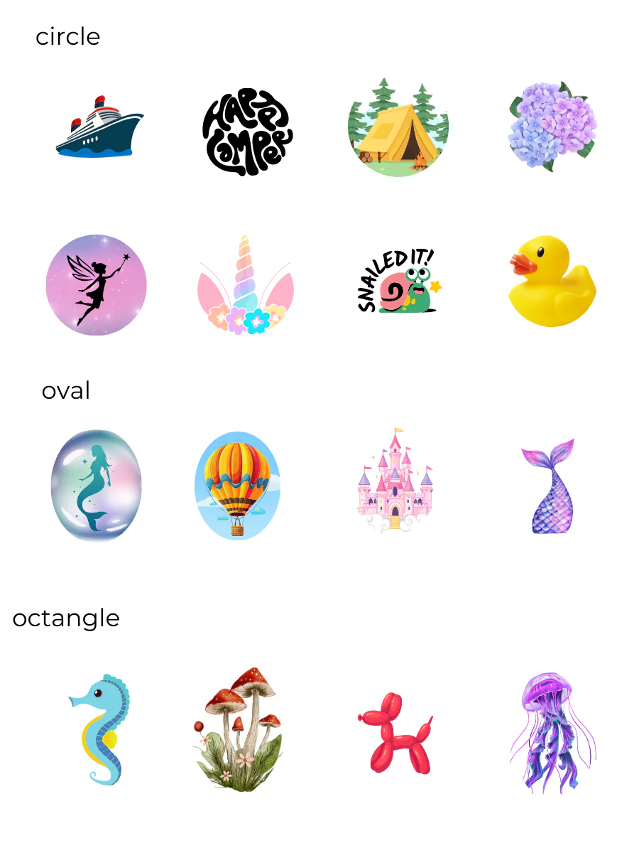 CONQUERing Whimsical Decal Design Sheet 4