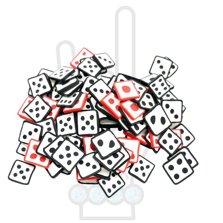 Dice Polymer Clay Pieces - Image 2