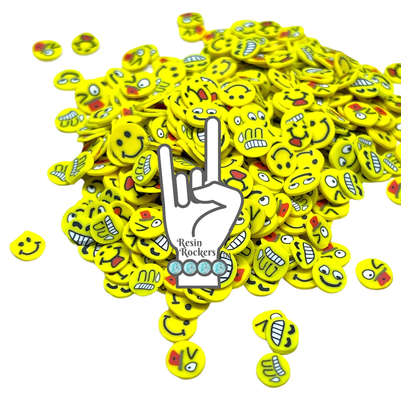 Emotional Emojis Polymer Clay Pieces