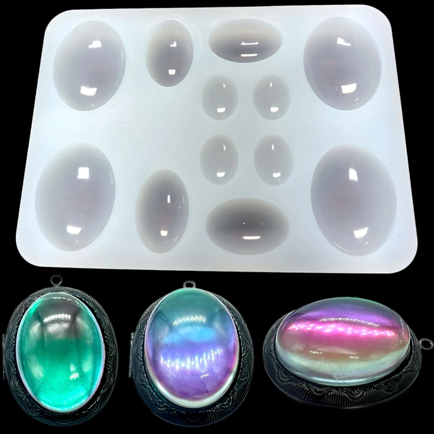 Heavy Duty Oval Cabochon Multi Mold - Image 2