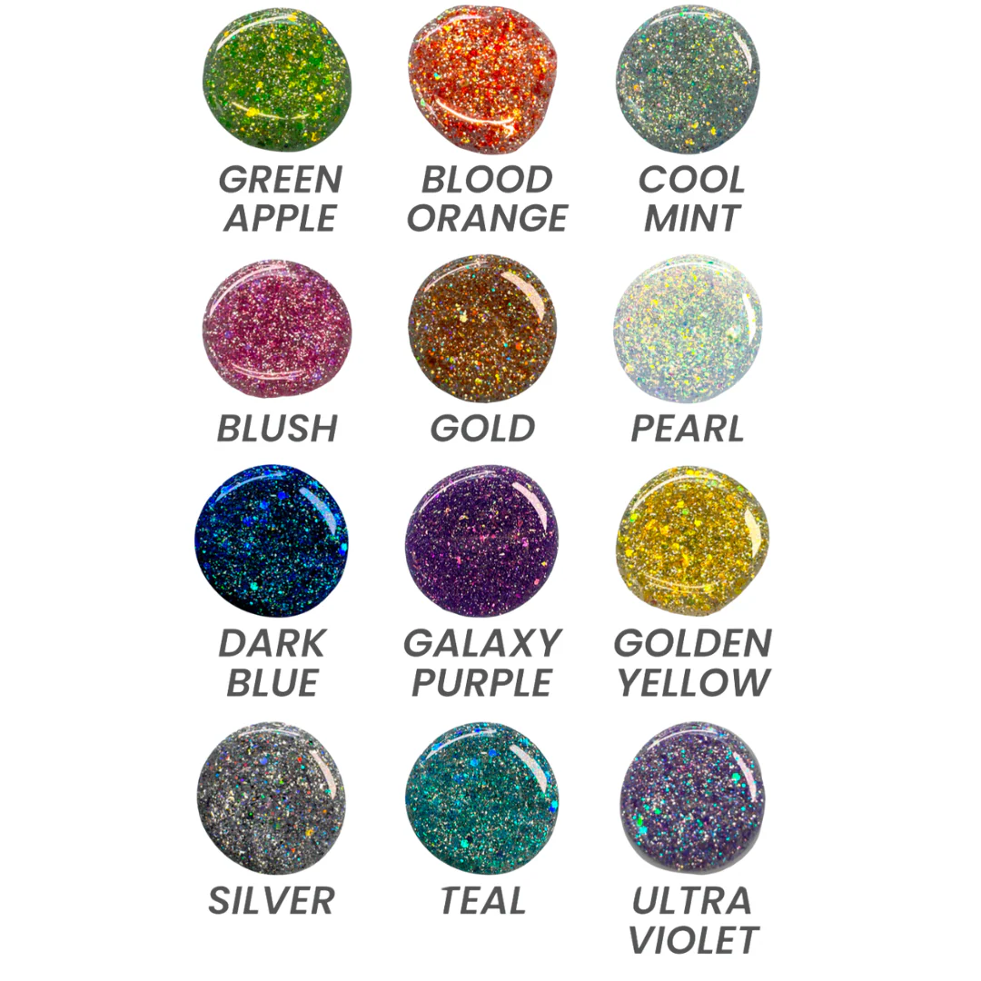 Glimmer Cure Glitter UV Resin Hard Type™️ - Full Kit - Image 4