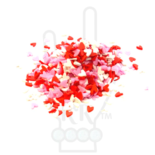 Heart Polymer Clay Pieces Shapes for Epoxy and UV Resin Art - Image 4