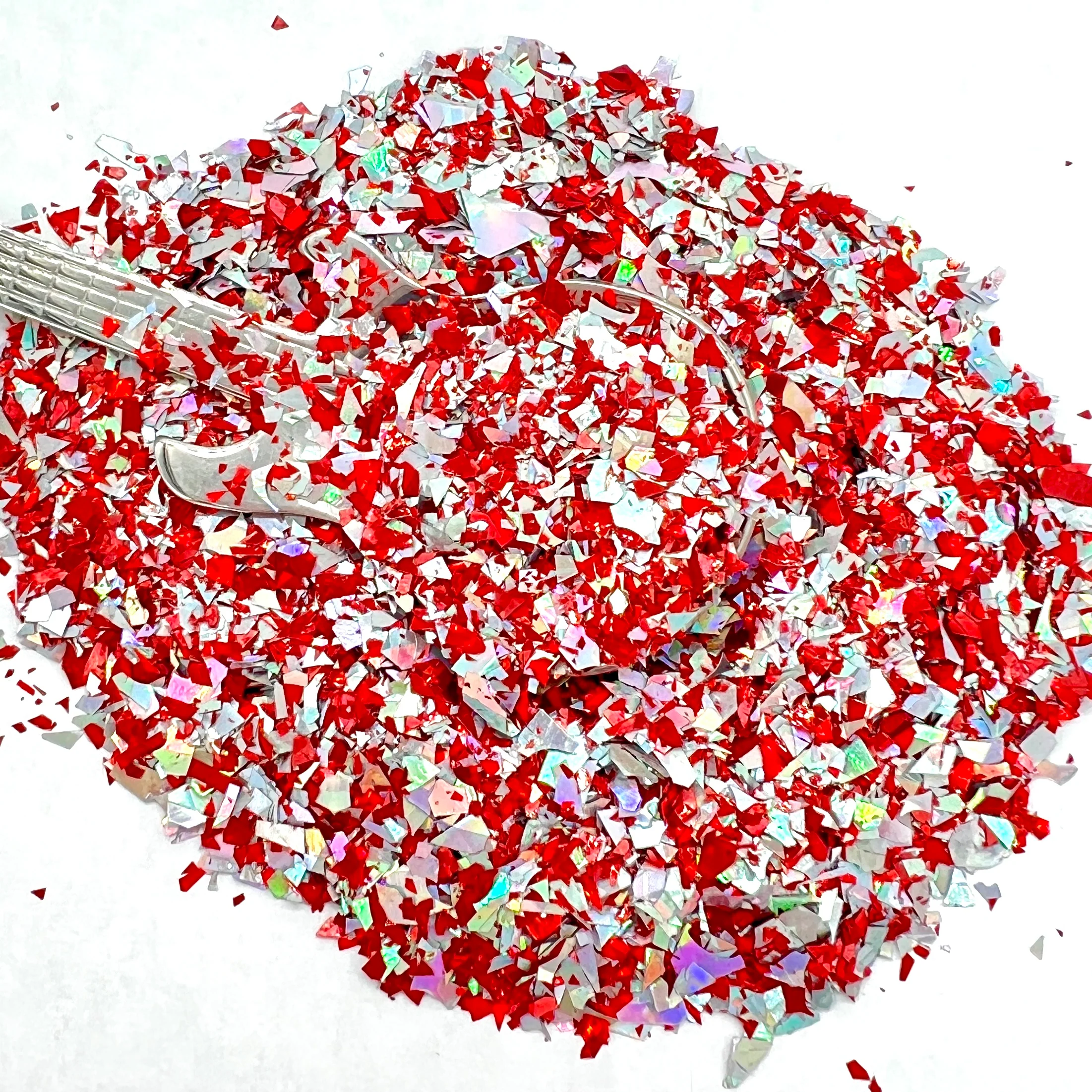Peppermint Bark Chunky Shattered Dreams Cut Glitter Mix