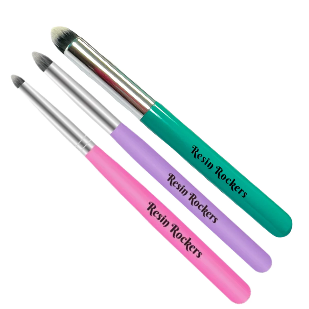 Pigment Dusting Brushes for Templates - 3 Sizes