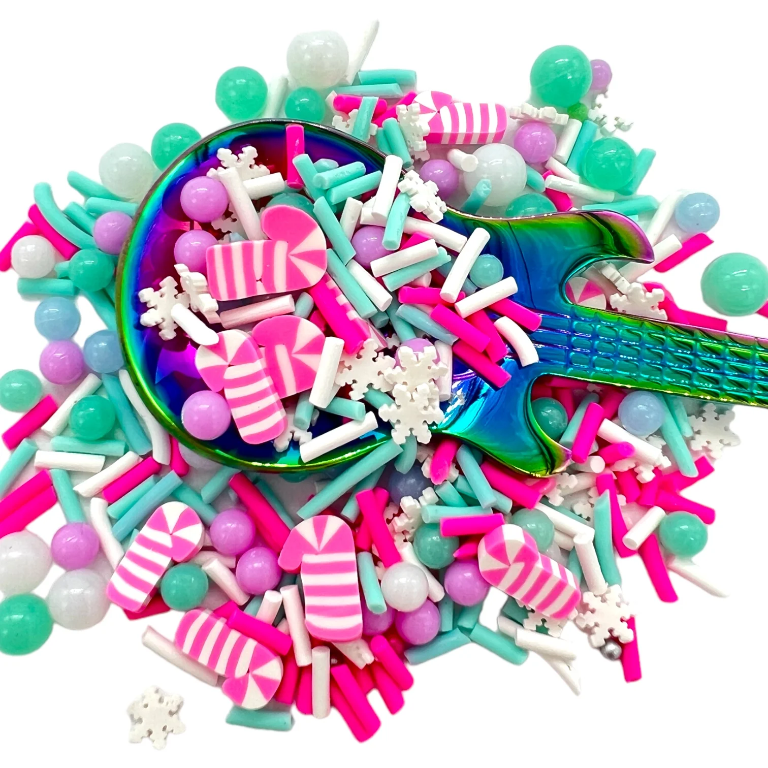 Snowy Sweets Polymer Clay Pieces and Beads