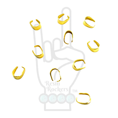 Stainless Steel Plated Pinch Bail Clips - Image 7