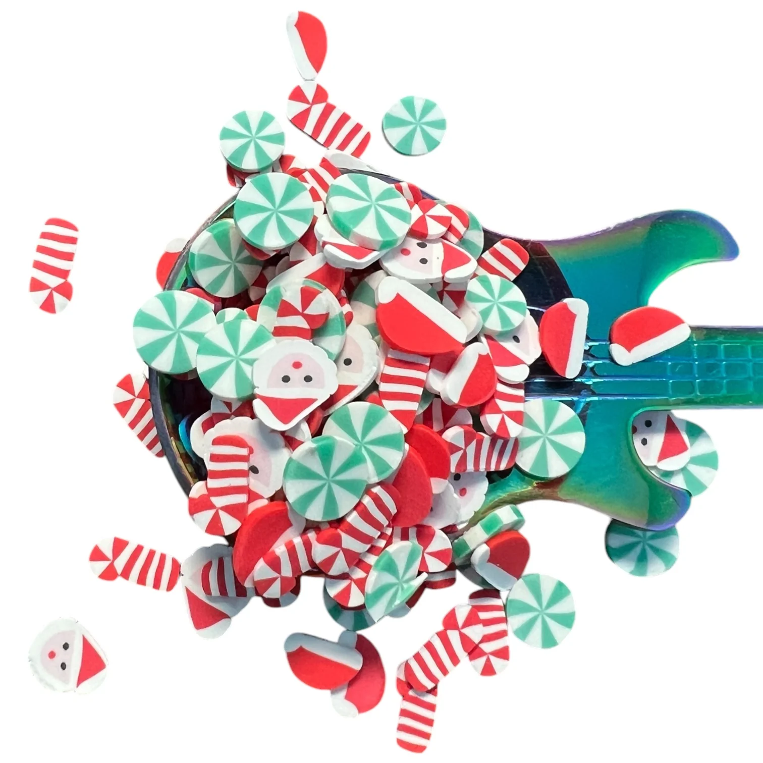 Sweet Santa Mix Polymer Clay Pieces