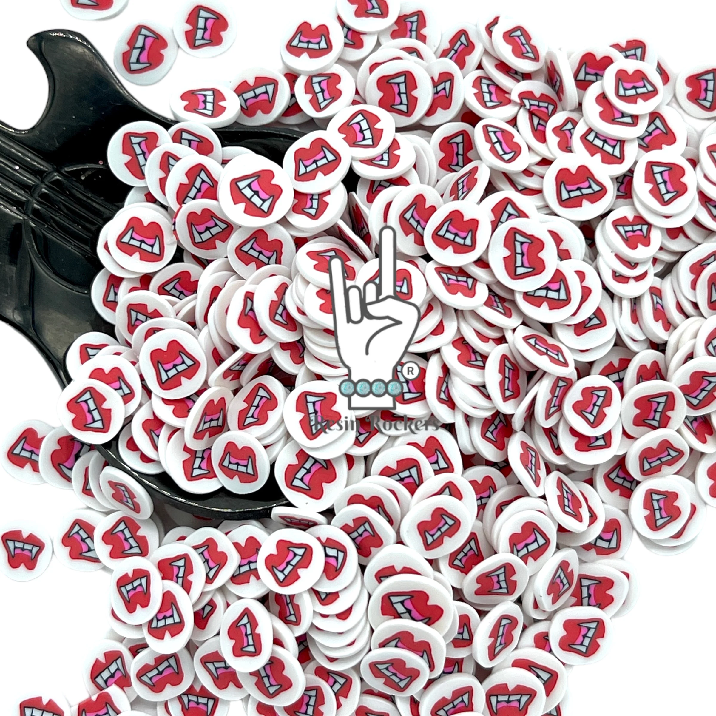 Vampire Teeth Polymer Clay Pieces