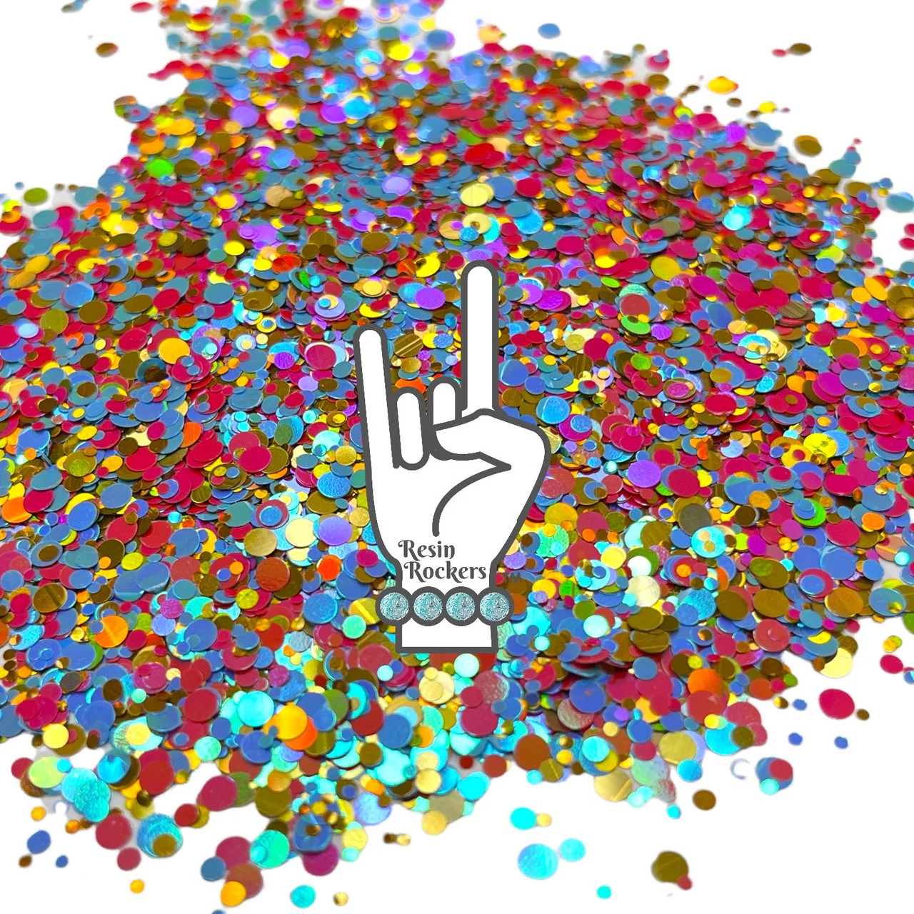 Walk Like an Egyptian Holographic Dot Chunky Glitter Mix